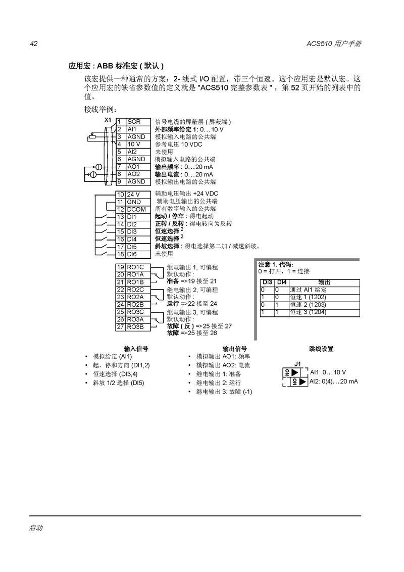 acs510變頻器選型手冊，acs510變頻器說明書中文版