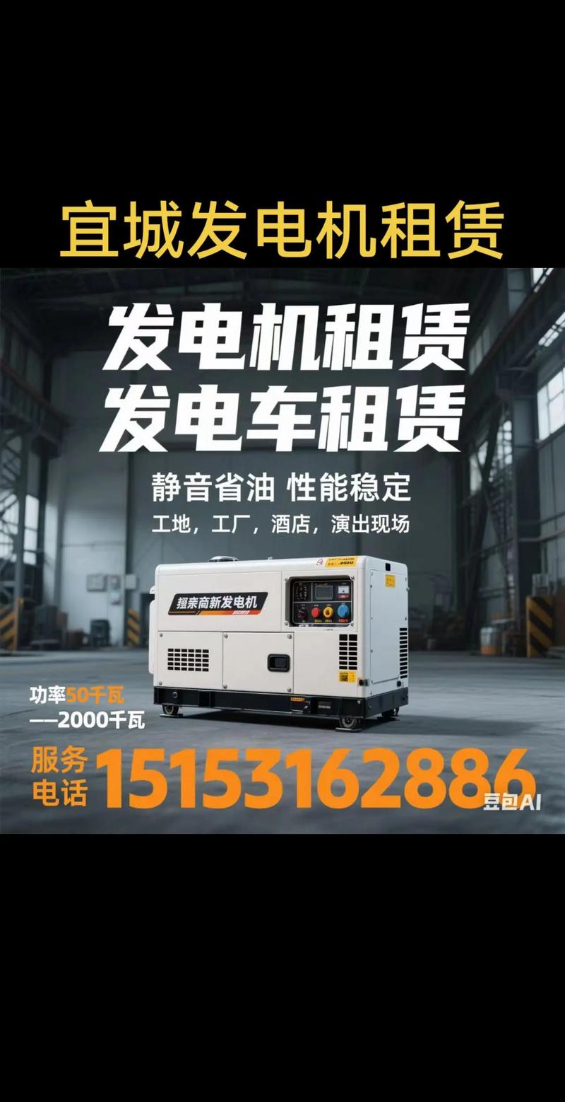 發電機出租方案，發電機出租公司