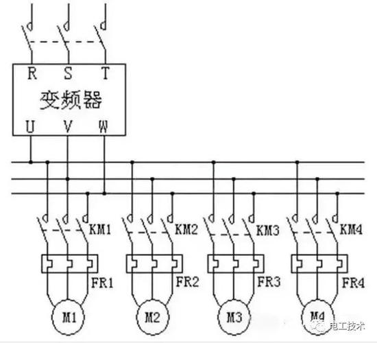 變頻器控制原理圖cad，變頻器控制柜原理圖