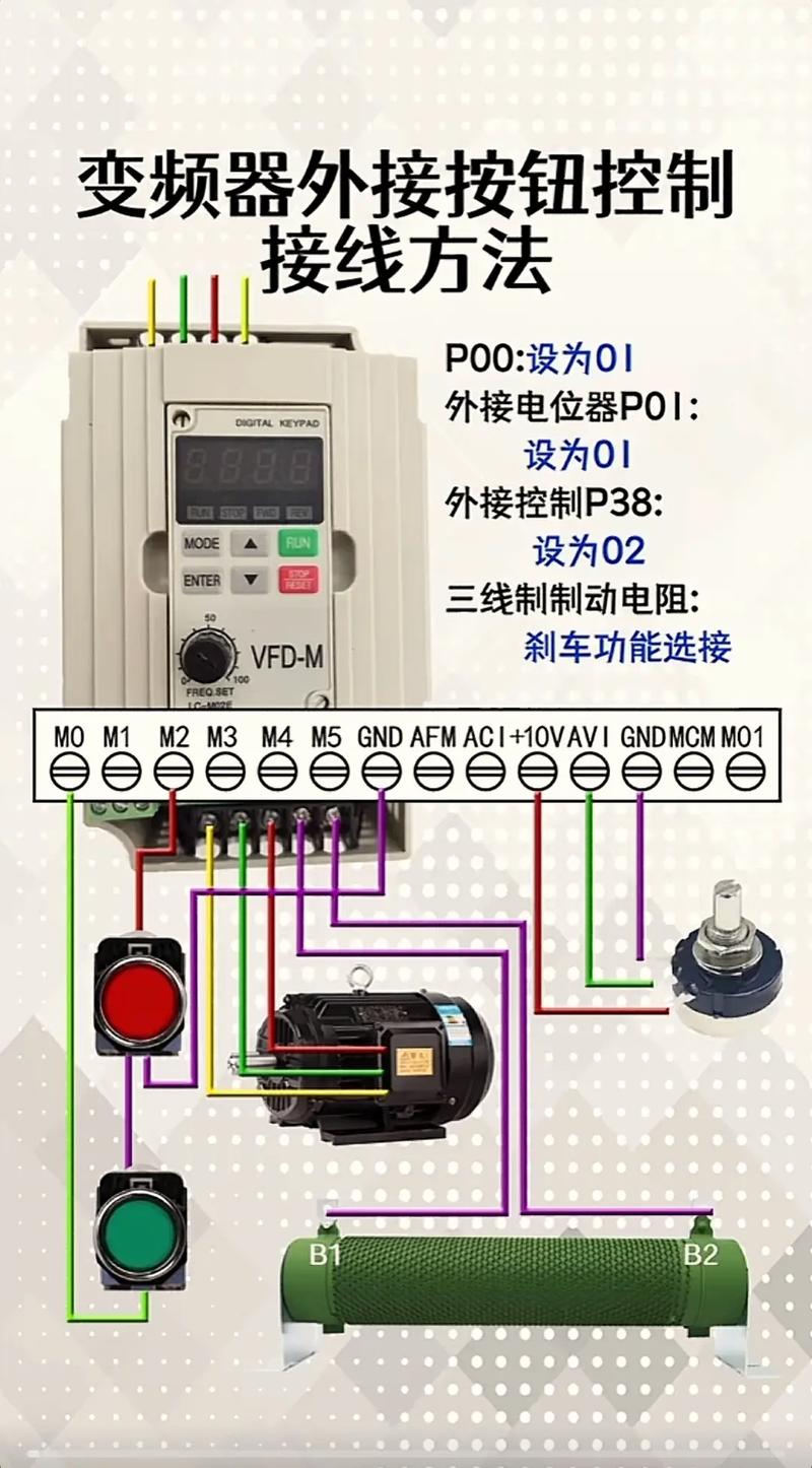 臺達變頻器接線圖ms300，臺達變頻器接線圖解手動調節頻率